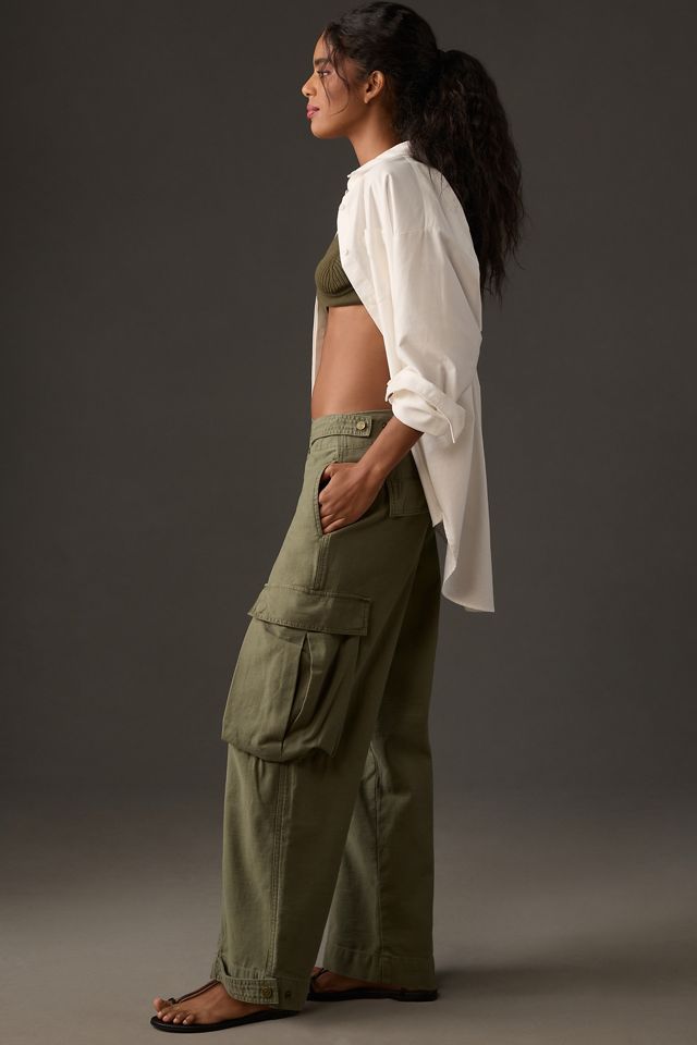 FRAME Wide-Leg Cargo Jeans #2
