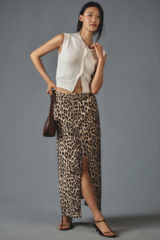 Baum und Pferdgarten Sigge Leopard Maxi Skirt Anthropologie