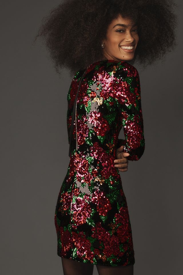 Le Superbe Rose All Night Twiggy Mini Dress #2