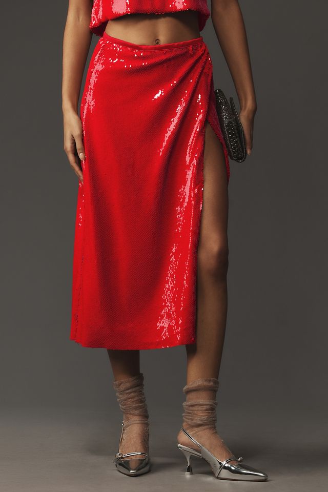 Le Superbe Jolie Sequin Midi Skirt #1