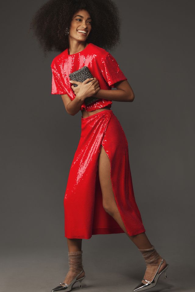 Le Superbe Jolie Sequin Midi Skirt #2