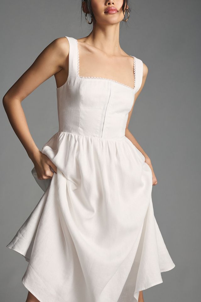 Reformation Tagliatelle Linen Dress #3