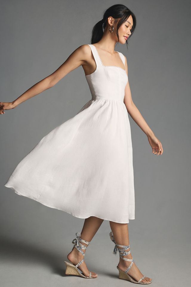 Reformation Tagliatelle Linen Dress #4