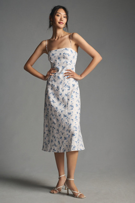 Reformation Christen Linen Dress | Anthropologie