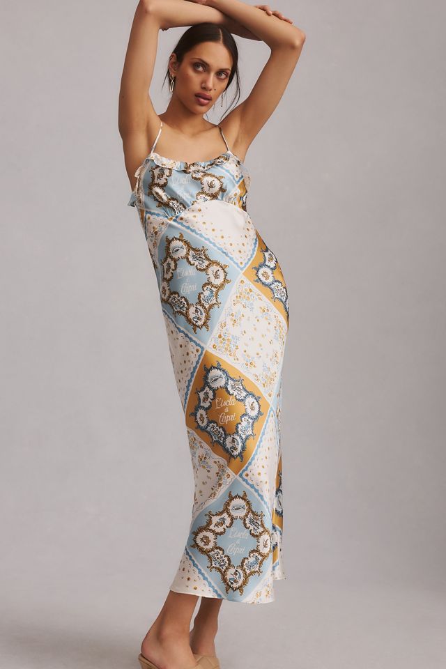 Reformation Aribella Silk Dress #3