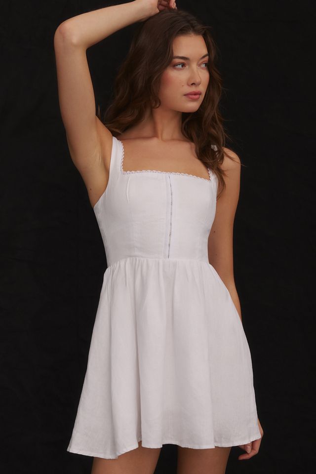 Reformation Sheri Linen Dress | Anthropologie