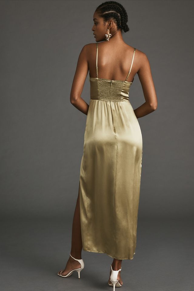 Reformation Solay Silk Dress | Anthropologie