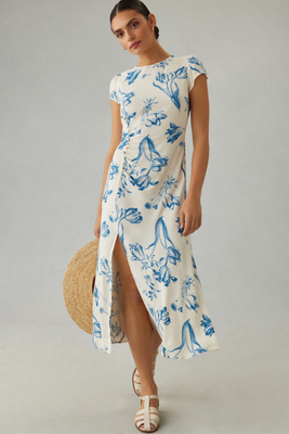 blue off the shoulder bodycon dress Blue Midi Elegant Sexy Off Shoulder Bodycon Dress Sky Blue / L