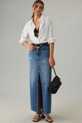 Reformation Tazz Denim Skirt | Anthropologie