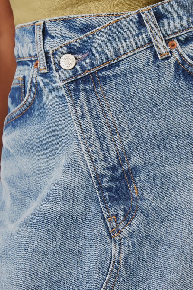 Reformation Nila Long Denim Skirt #4