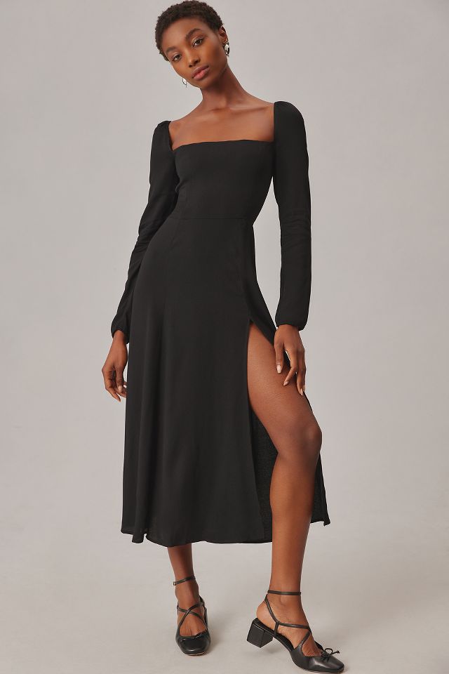 Reformation sales black dress