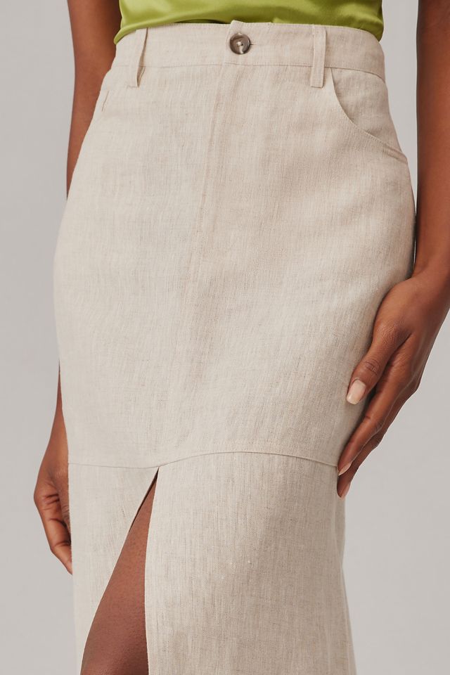 Reformation Tazz Linen Maxi Skirt #2