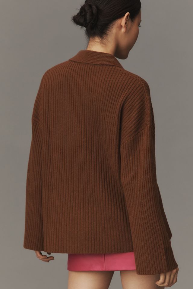 Reformation Fantino Cashmere Cardigan Sweater #1