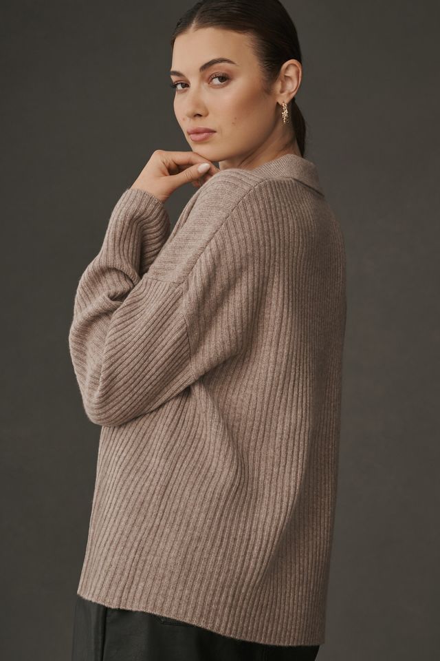 Reformation Fantino Cashmere Collared Cardigan #2
