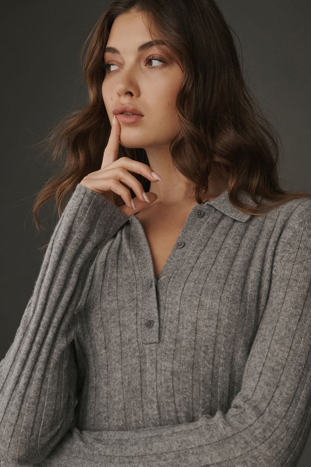 Reformation Walsh Cashmere Collared Mini Dress #2