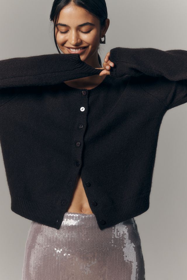 Reformation Clara 100% Cashmere Crew Cardigan  #3