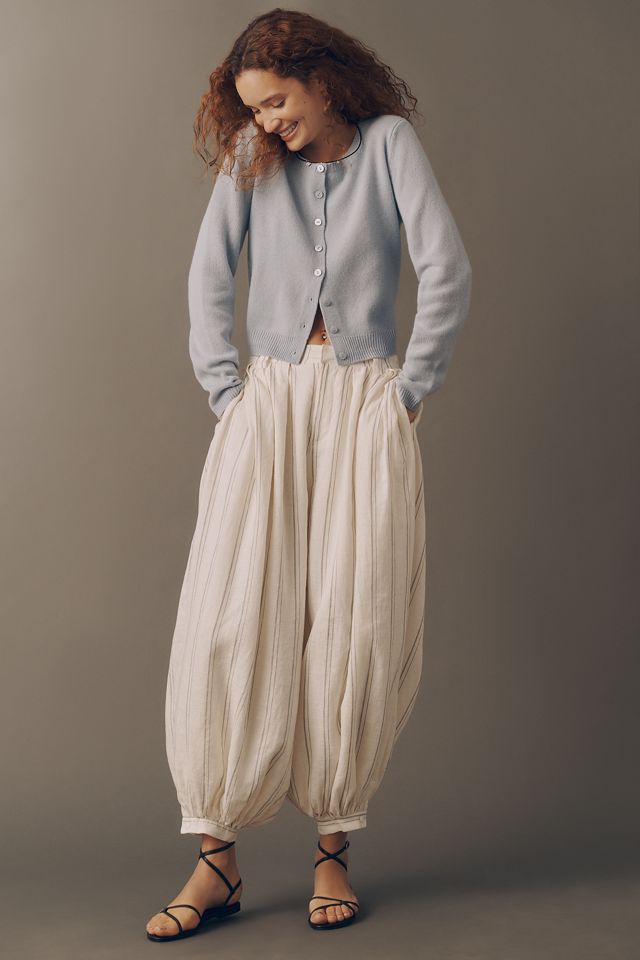 Reformation Clara Cashmere Crew Cardigan Sweater #2