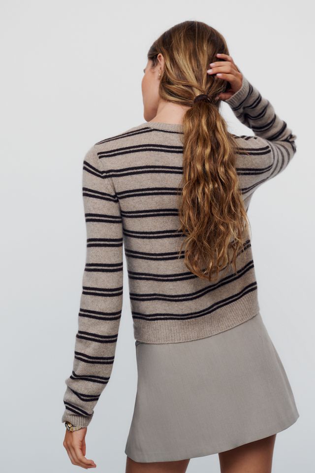 Reformation Clara 100% Cashmere Crew Cardigan Sweater #2