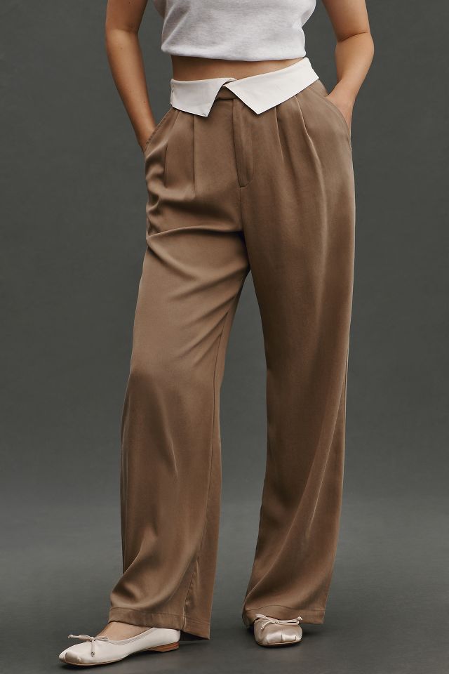 Reformation Stevie Pants in Natural