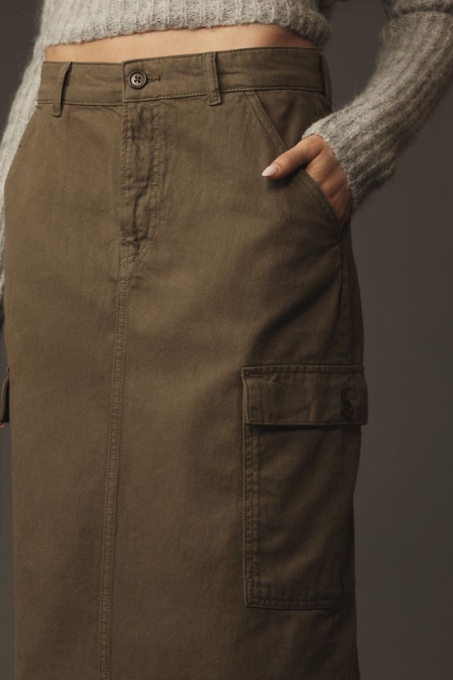 Reformation Maggi Cargo Midi Skirt #3