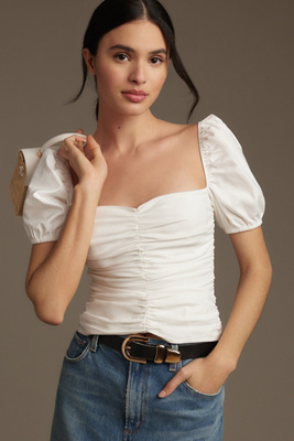 reformation puff sleeve top