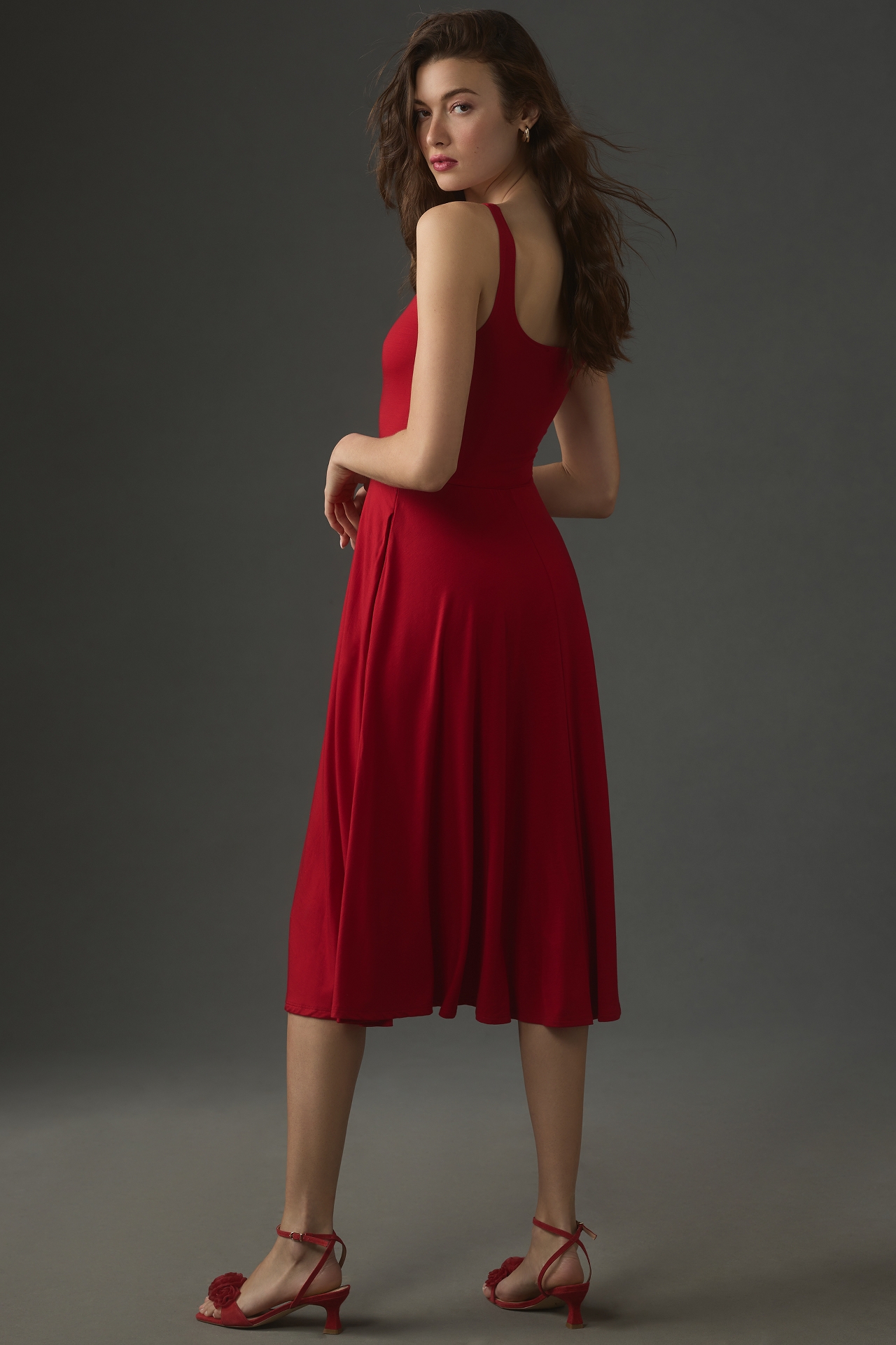 Reformation Rou Knit Midi Dress