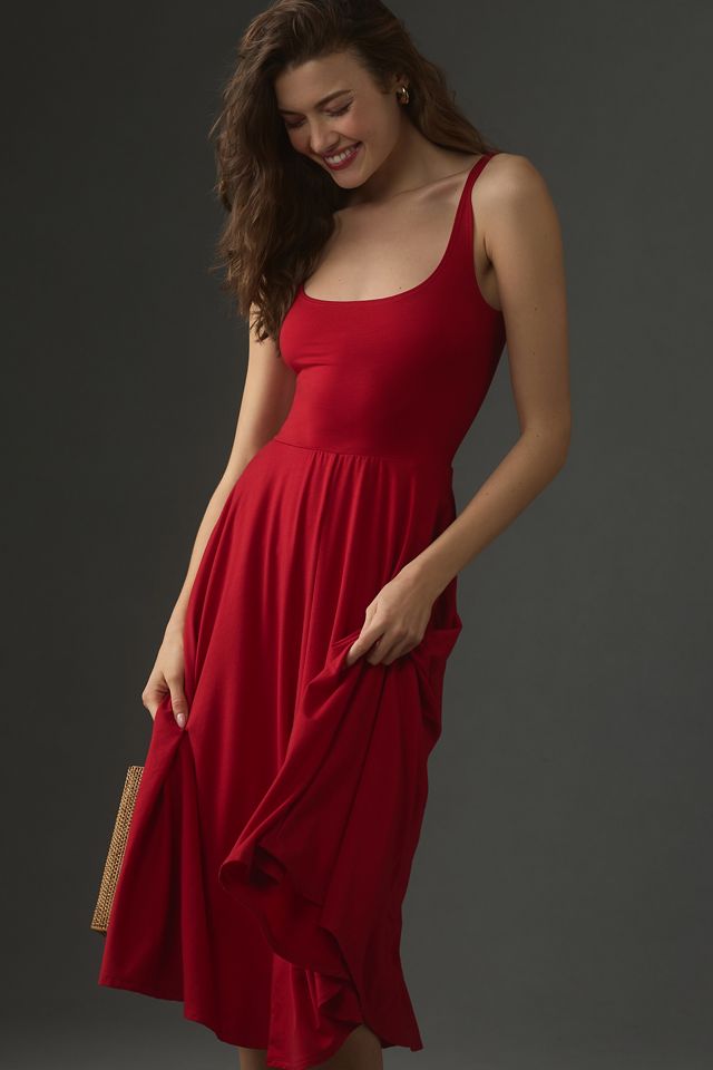 Reformation Rou Midi Fit & Flare Dress, If You Can't Stand to Look at Your  Sweatpants Anymore, Have You Tried a Dress?