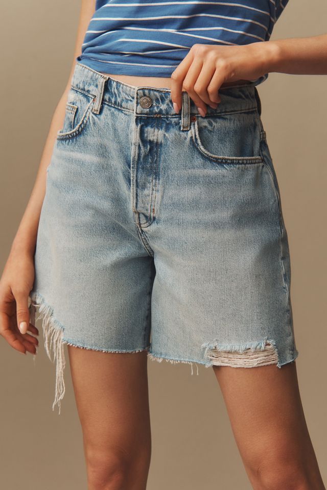 Reformation Raye Mid-Rise Relaxed Jean Shorts #1