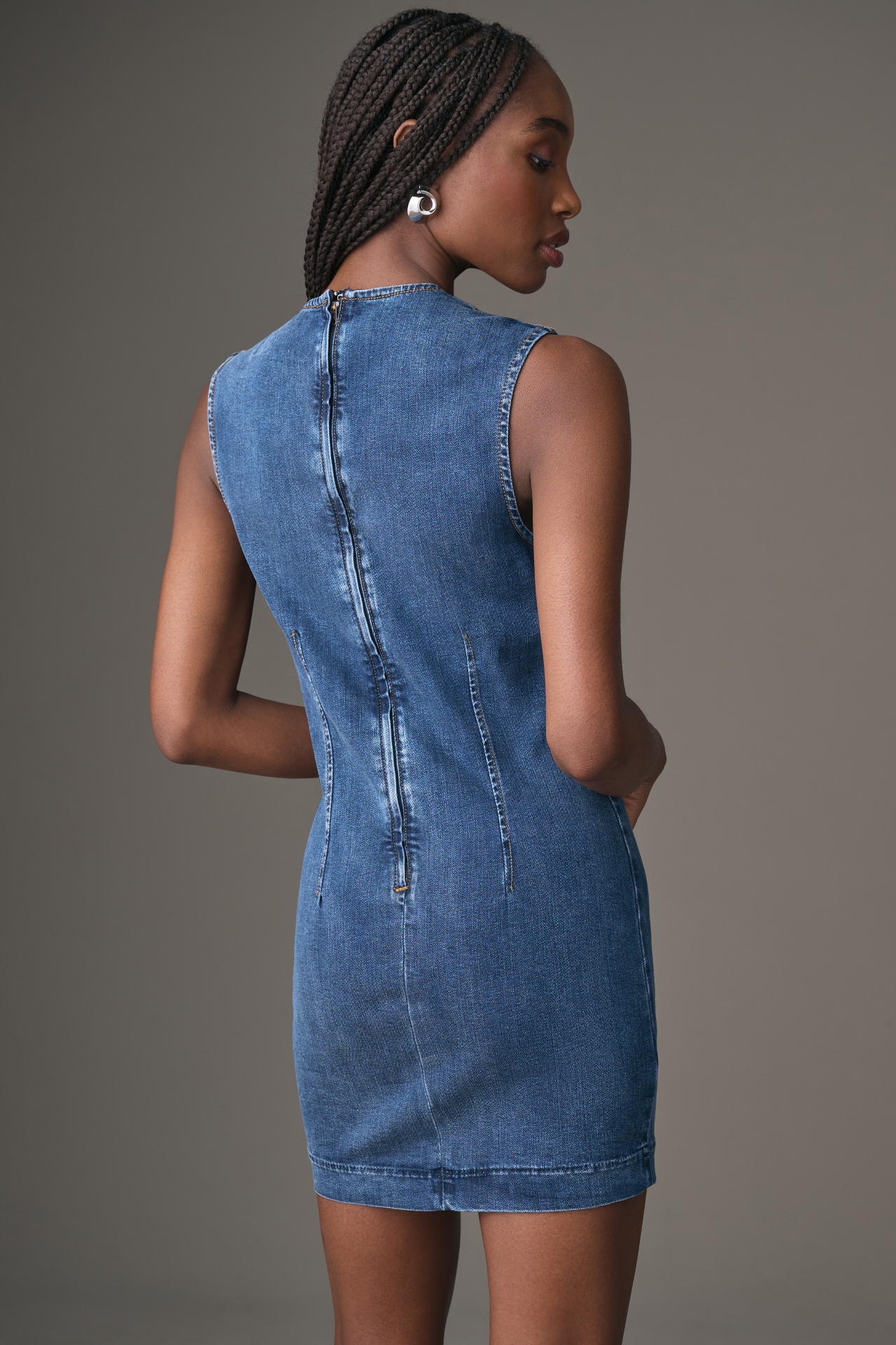 Reformation Kendi Denim Mini Dress