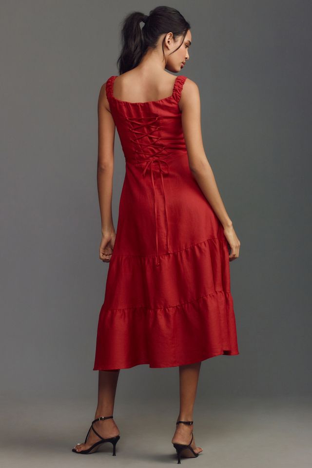 Reformation Kate Linen Dress #1