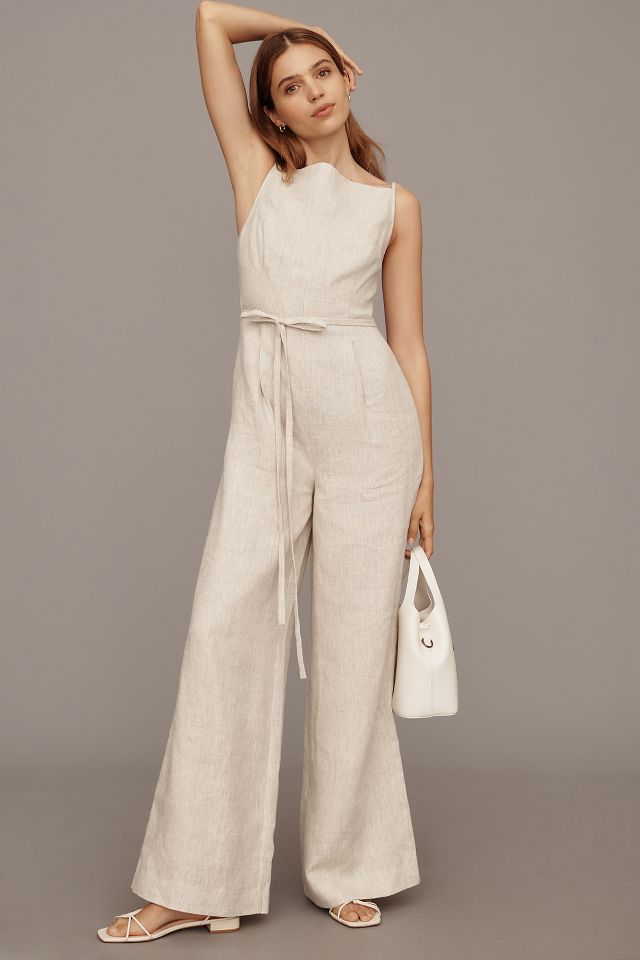 Reformation linen jumpsuit clearance