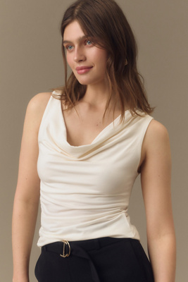 Reformation Darla Knit Top In Beige