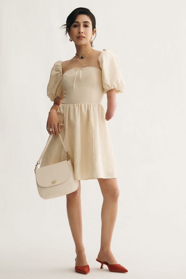 Reformation Malvina Linen Mini Dress #1