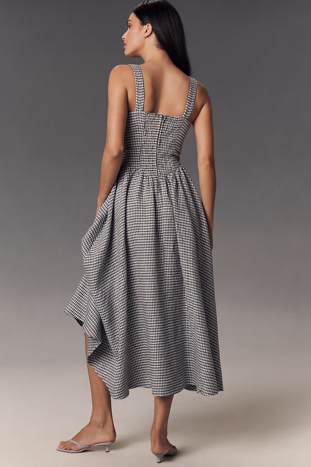 Reformation Balia 100% Linen Midi Dress #1