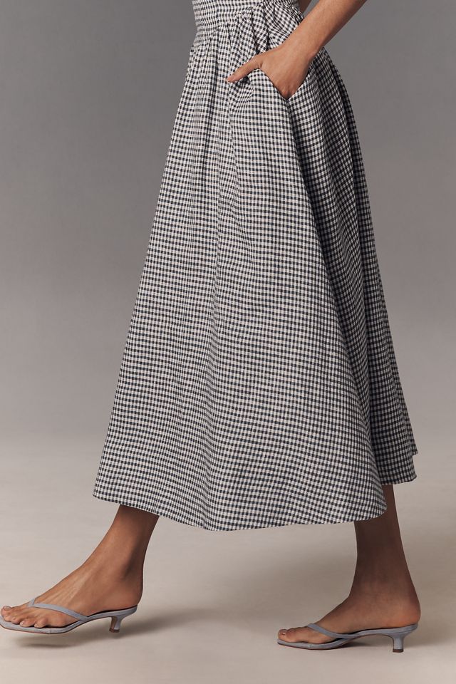 Reformation Balia 100% Linen Midi Dress #3