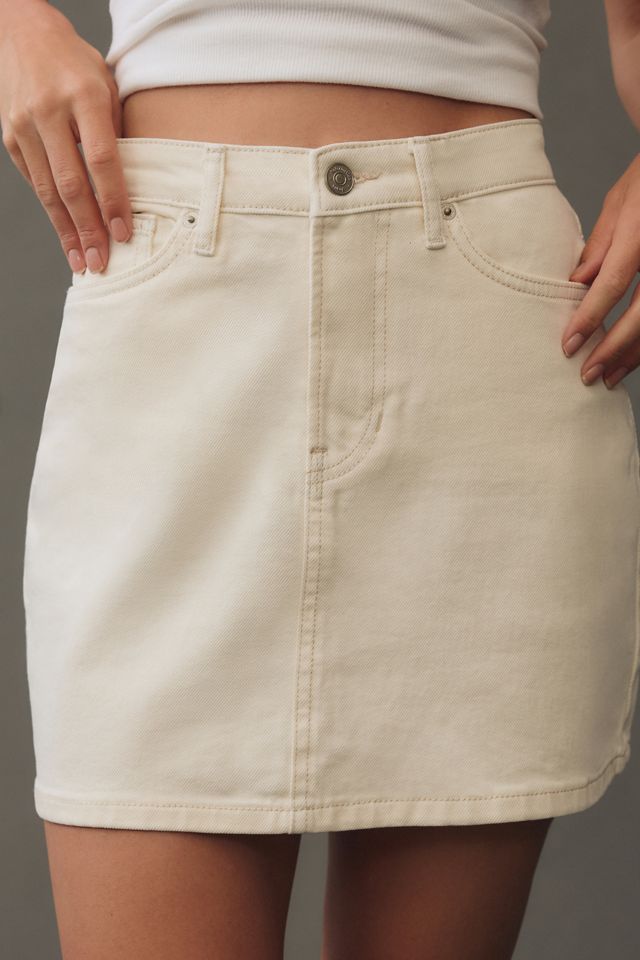 Reformation Lydia High-Rise Denim Mini Skirt | Anthropologie