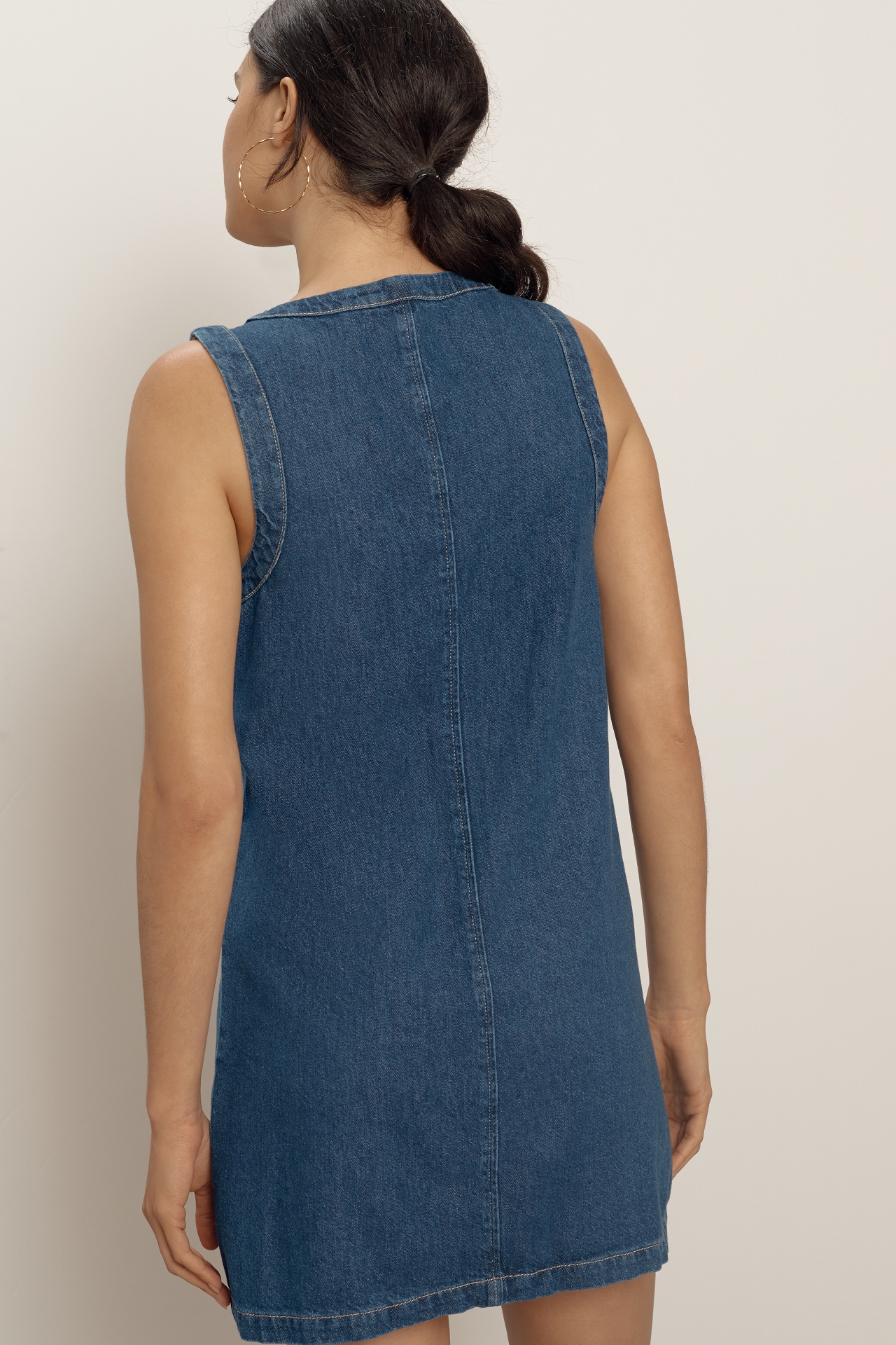 Reformation Tropez Denim Mini Dress