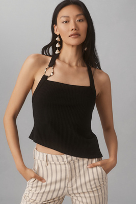 Reformation Ramona Knit Top In Black