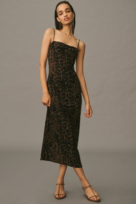 knitted cut out maxi dress Ribbed Knit Cutout Maxi Dress - Pink 2 main image 1