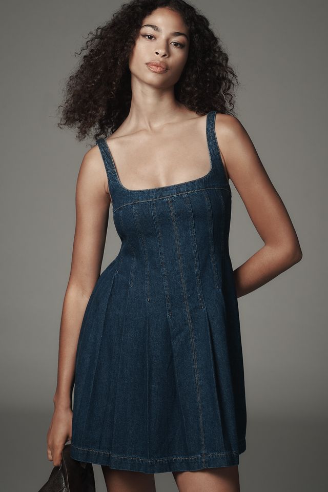 Reformation Violet Denim Mini Dress #1