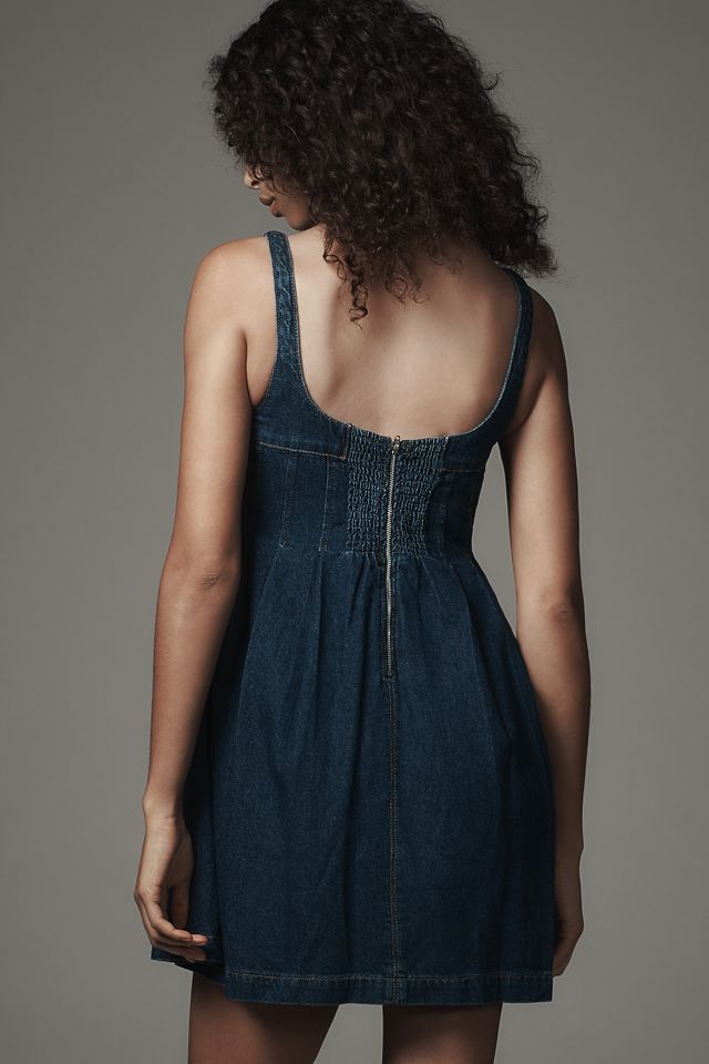 Reformation Violet Denim Mini Dress #2