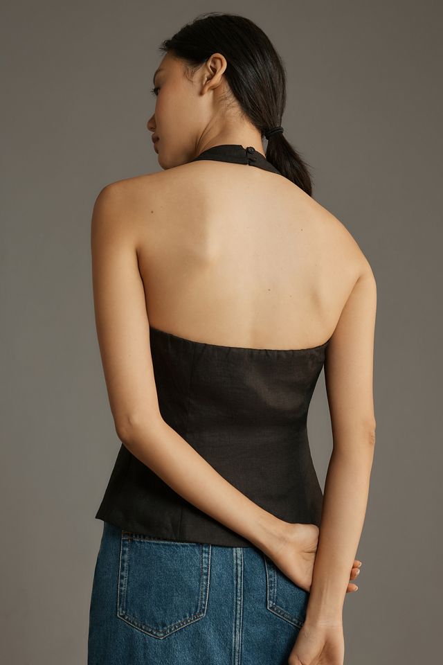 Reformation Tate Linen Top #1