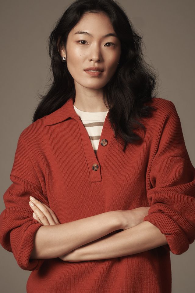 Reformation Brooklyn Polo Sweater #3