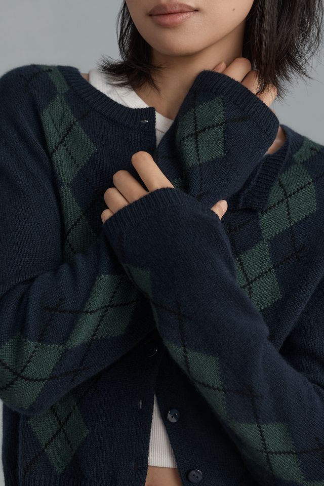 Reformation Clara Cashmere Crew Cardigan Sweater #2