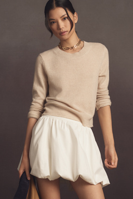 Shop Reformation Brynn Mini Skirt In White