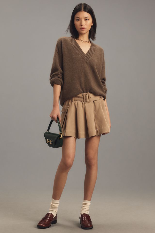 Reformation Jadey Cashmere Oversized V-Neck Sweater #2