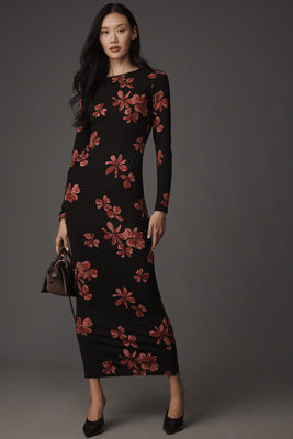 Reformation Tommie Knit Dress In Black