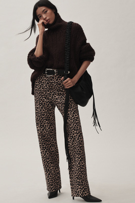 Reformation Cary High-rise Slouchy Straight-leg Jeans In Multicolor