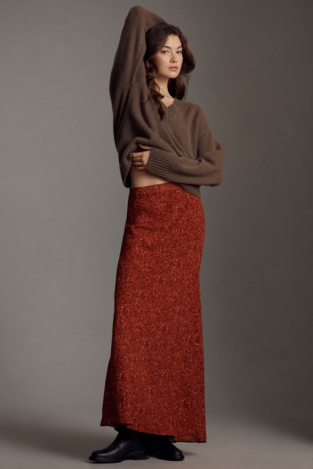 Reformation Bella Maxi Slip Skirt Anthropologie