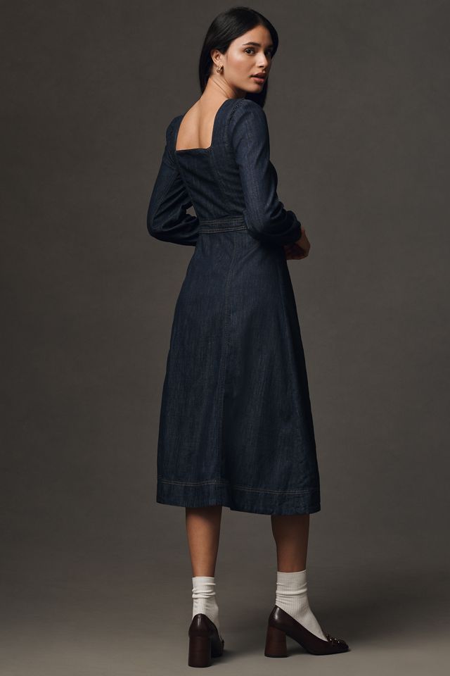 Reformation Celeste Denim Maxi Dress #1